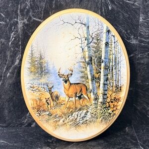 8”x10” Wall Plaque with Deer